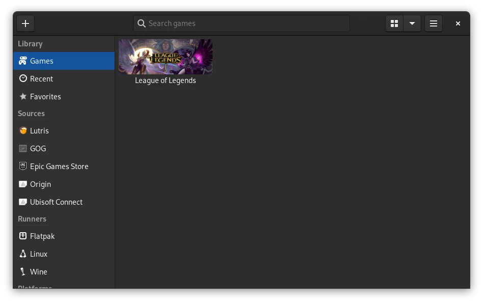 League of Legends in Silverblue
