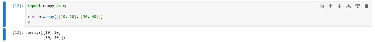numpy example