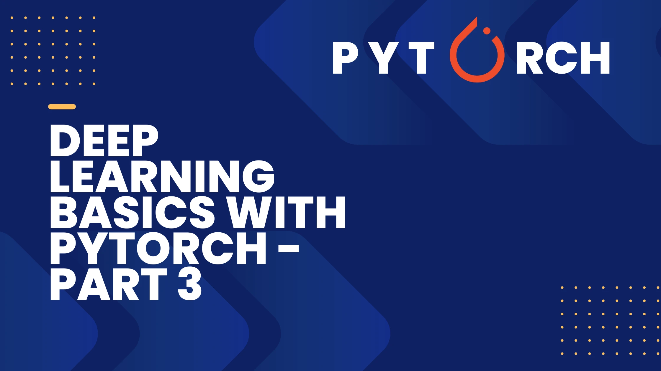 deep learning basics pytorch